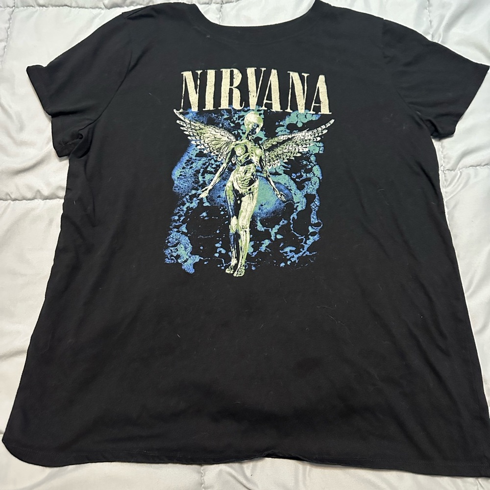 Nirvana Black Graphic T-Shirt